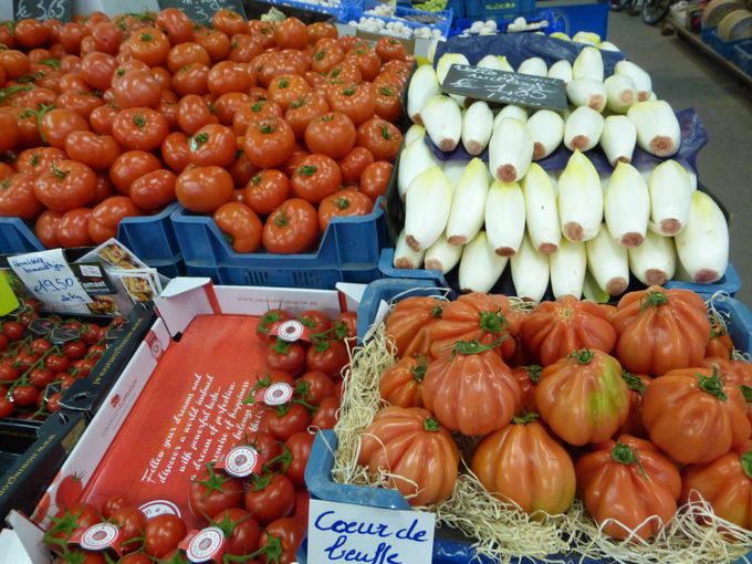 Knappe combinatie tomaten en witloof.