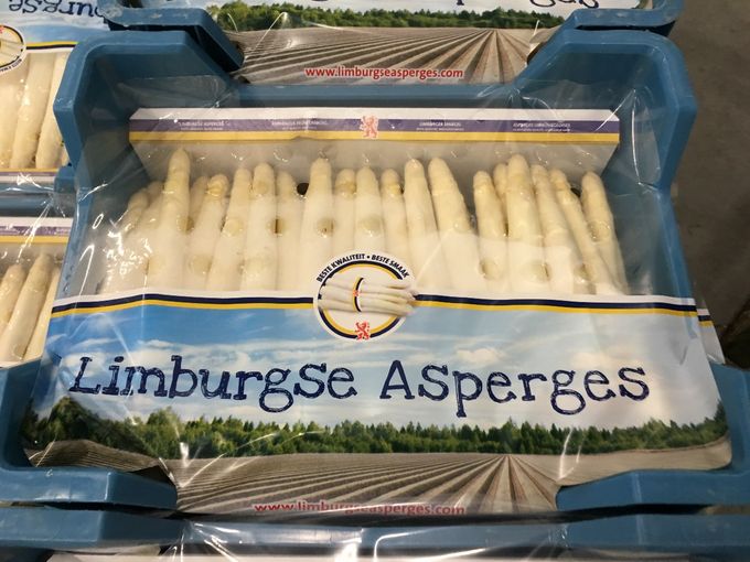 Mooie verpakking voor mooie asperges.