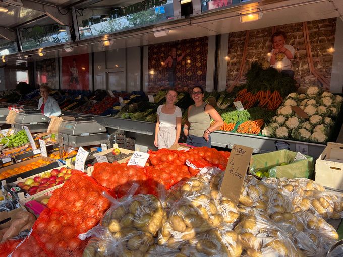 Ja de markt in Dendermonde is sterk in fruit en groenten. 